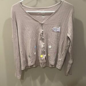 Joie Taupe Organic Cotton Sweater